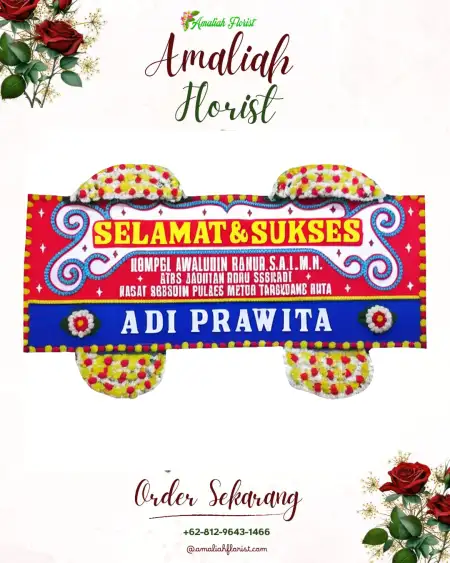 Papan Bunga Ucapan Selamat Srimukti